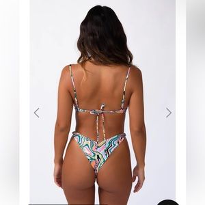 Skatie Suzanne Bottom - Sedona - Small - groovy retro rainbow 60s print